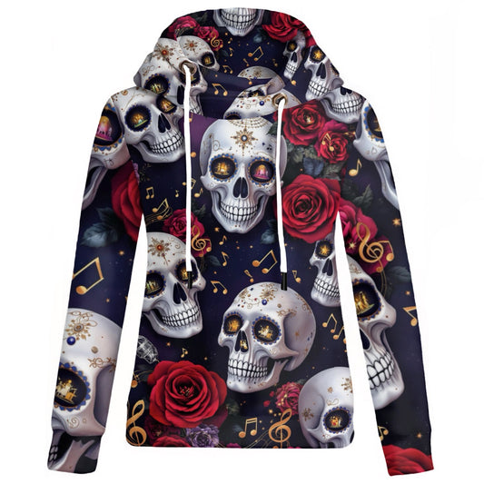 Sweat à capuche patchwork
