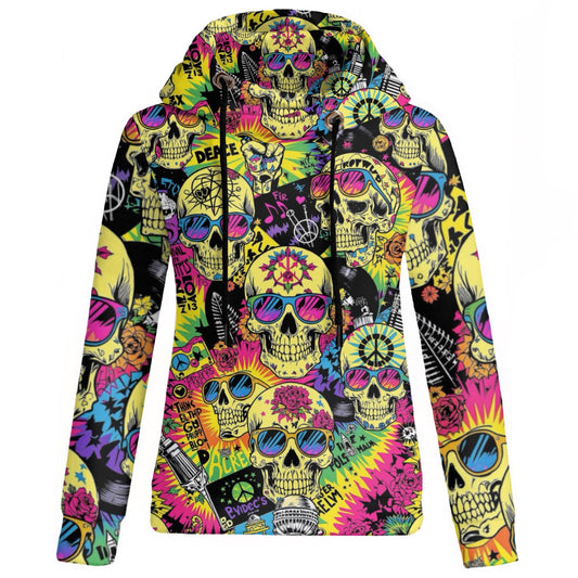 Sweat à capuche patchwork
