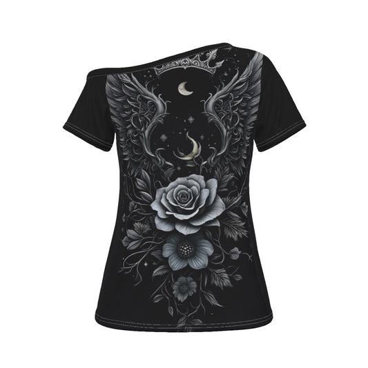 T-shirt à épaules dénudées pour femmes
