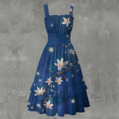 Robe Trapèze à volants