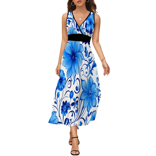 Robe longue sans manches