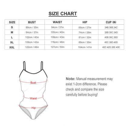 Maillot de bain une pièce découpé pour femmes