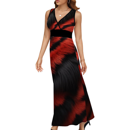 Robe longue sans manches