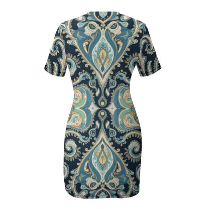 Robe Mini Moulante à manches courte