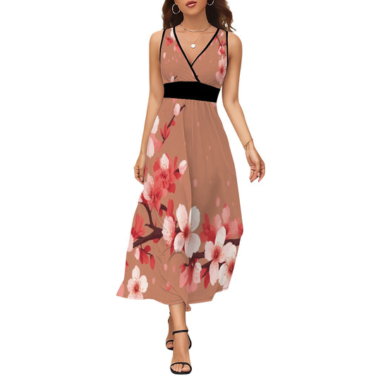 Robe longue sans manches