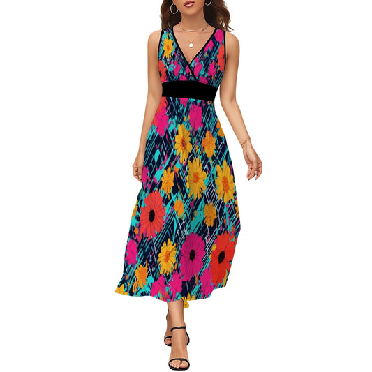 Robe longue sans manches